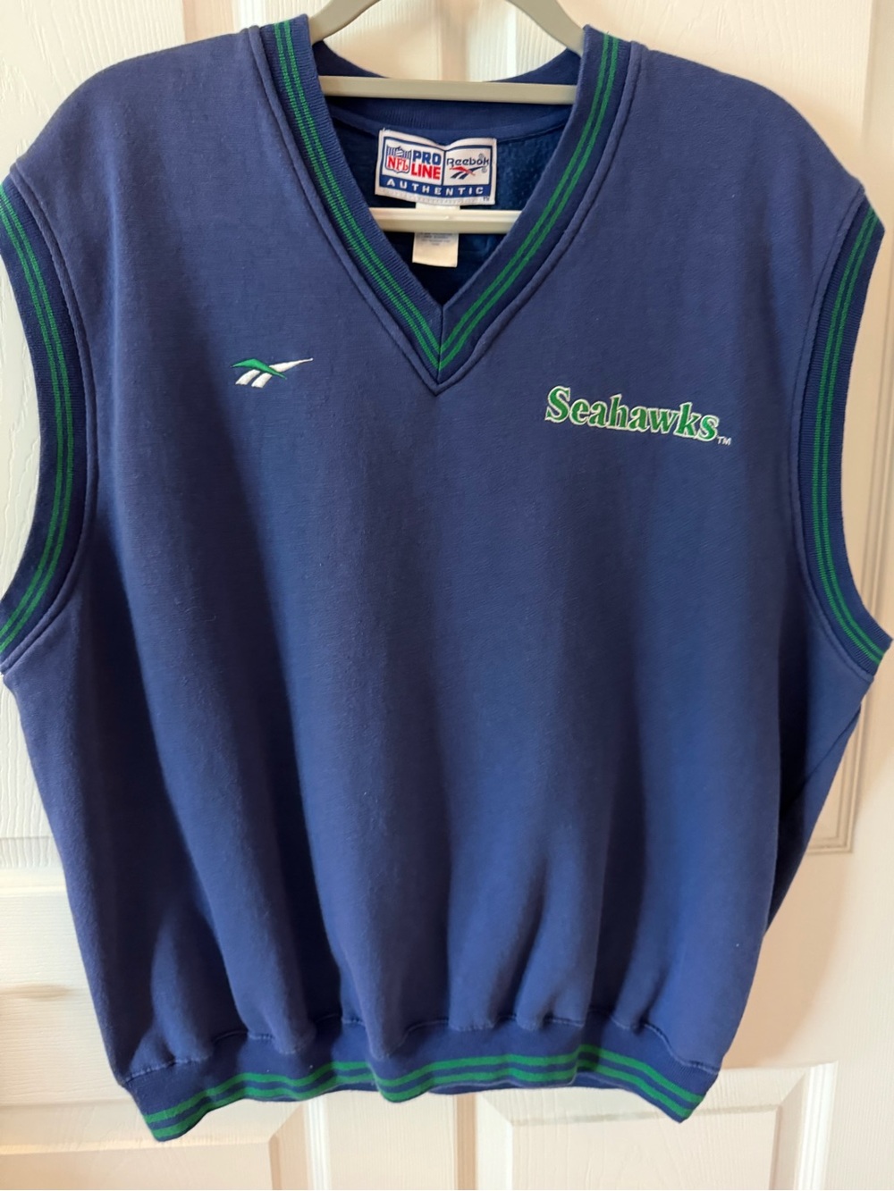 Seattle Seahawks vintage LOGO vest Men’s NFL XL